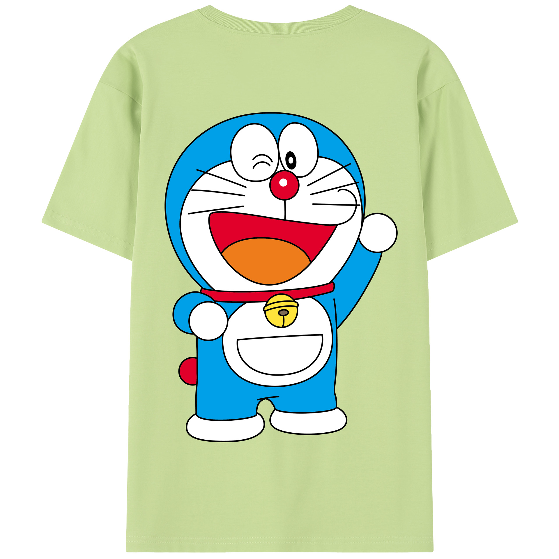 （画像用） ドラえもん Doraemon 綿100％半袖Tシャツ（背面プリント）